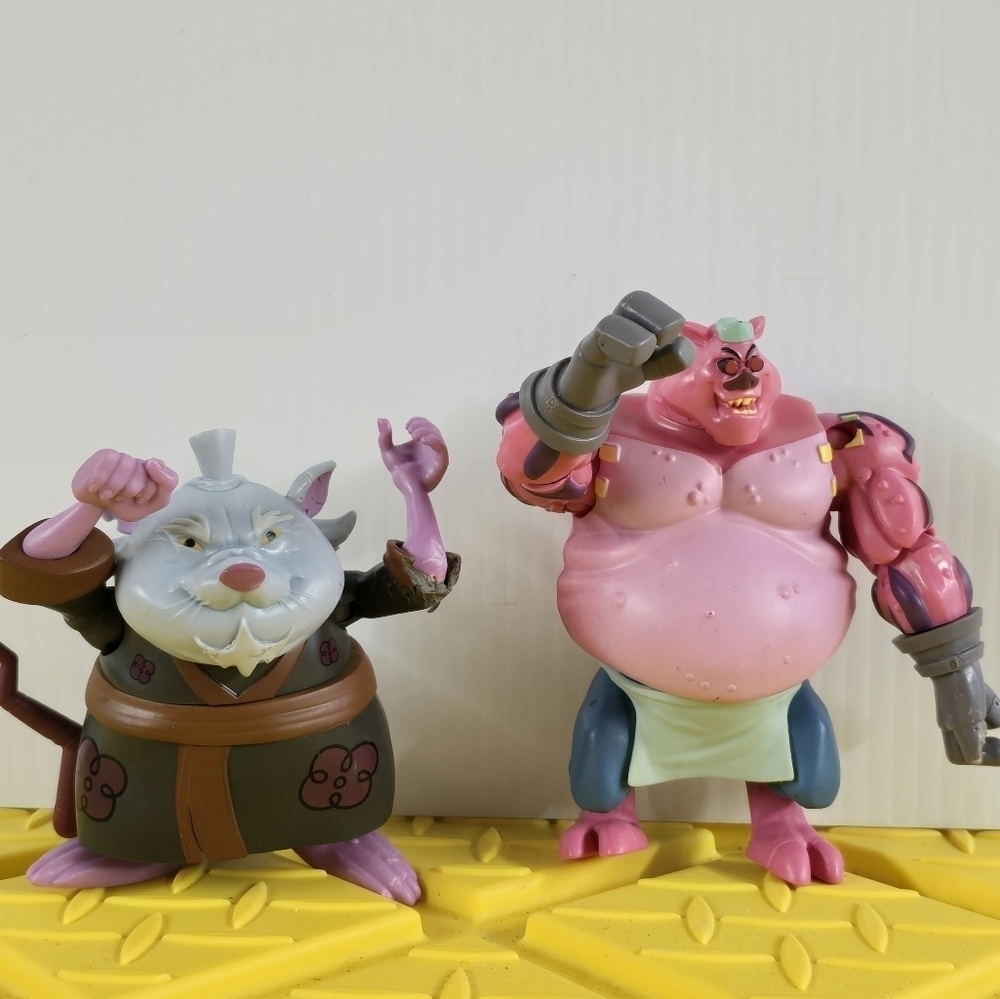 Set Of 2 2018 Playmates TMNT Meat Sweats 5" Action Figures - Picture 10 of 10